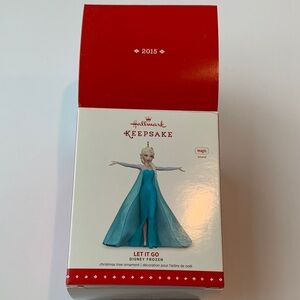 Hallmark Keepsake 2015 Disney Frozen Christmas Ornament with Magic Sound.